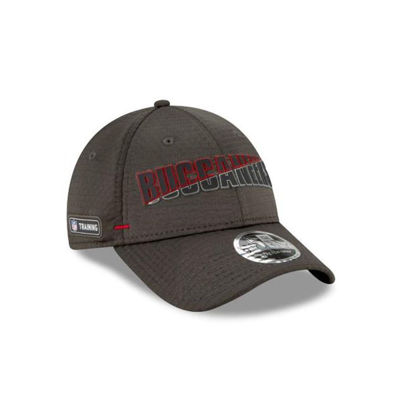 NFL Tampa Bay Buccaneers Official Summer Sideline Stretch Snap 9Forty Snapback (TGF8919) - Grey New Era Caps